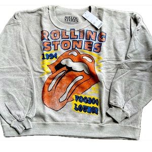 New! [UO] The Rolling Stones Slouchy Pullover Sweatshirt